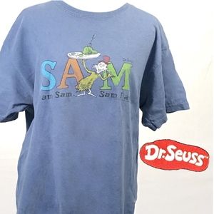 Vintage Dr Seuss Green Eggs n Ham "Sam I Am" shirt